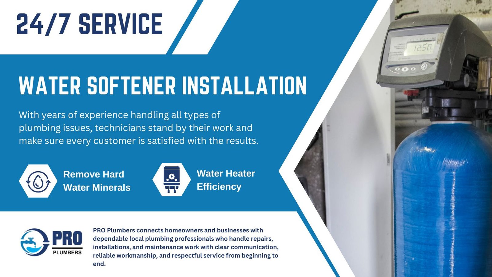 Water softener installation in Santa Barbara, CA